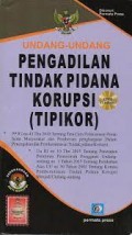 Undang-Undang Pengadilan Tindak Pidana Korupsi (TIPIKOR)