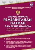 Undang-Undang Pemerintahan Daerah dan Perubahannya