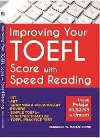 Improving Your Toefl Score with Speed Reading