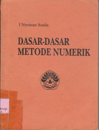 Dasardasar metode numerik