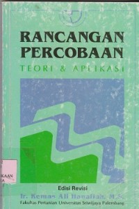 Rancangan percobaan teori & aplikasi