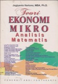 Teori ekonomi mikro analisis matematis