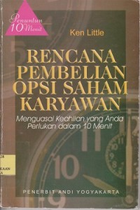 Perencanaan pembelian opsi saham karyawan  menguasai keahlian yang anda perlukan dalam 10 menit