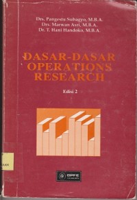 Dasar-dasar operations research