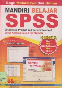Mandiri belajar SPSS