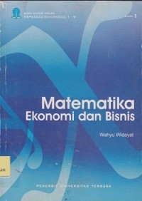 Materi pokok matematika ekonomi dan bisnis