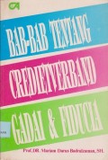 Bab-bab tentang credietverband gadai & fiducia