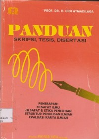 Panduan skripsi, tesis, disertasi