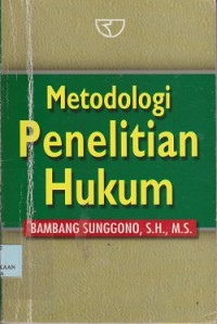 Metodologi penelitian hukum