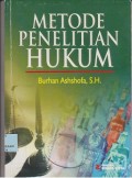 Metode penelitian hukum