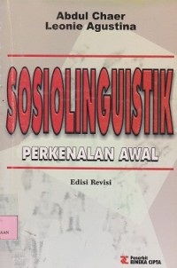 Sosiolinguistik perkenalan awal,ed revisi