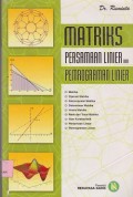 Matriks persamaan linier dan pemrograman linier