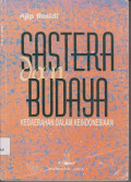 Sastera dan budaya : kedaerahan dalam keIndonesiaan