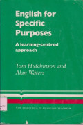 English for specific purpose : a learningcentred approach