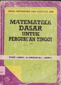 Matematika dasar untuk perguruan tinggi