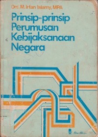 Prinsipprinsip perumusan kebijaksanaan negara