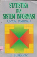 Statistika dan sistem informasi untuk pimpinan