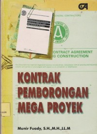 Kontrak pemborongan mega proyek