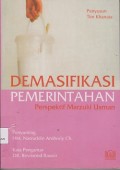 Demasifikasi pemerintahan