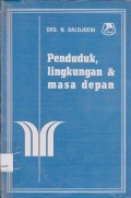 Penduduk, lingkungan dan masa depan