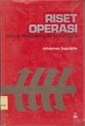 Riset operasi untuk pengambilan keputusan