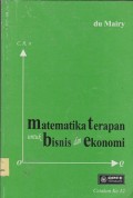 Matematika terapan untuk bisnis dan ekonomi