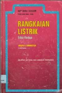 Rangkaian listrik teori dan soal-soal (seri buku schaum)