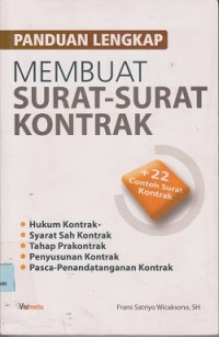 Panduan lengkap membuat suratsurat kontrak