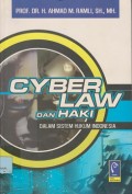 Cyber law dan haki : dalam sistem hukum Indonesia