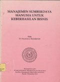 Manajemen sumberdaya manusia untuk keberhasilan bisnis