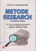 Metode research (penelitian ilmiah)