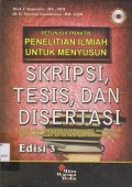 Petunjuk praktis penelitian ilmiah untuk menyusun skripsi, tesis, dan disertasi (dilengkapi  panduan aplikasi SEM dalam LISREL dengan format PPT. software LISREL student, dan data latihan dalam format SPSS for windows)  (CD : compact disc)