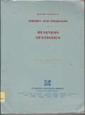 Schaum's outline of theory and problems of business statistics