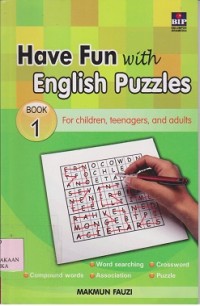 Have fun with english puzzles for children, teenagers, and adults