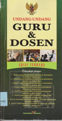 Undang-Undang guru & dosen