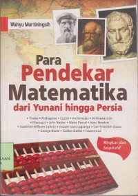 Para pendekar matematika dari Yunani hingga Persia