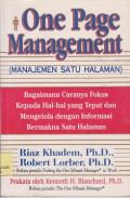 One page management (manajemen satu halaman)