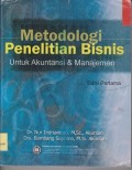 Metodologi penelitian bisnis untuk akuntansi & manajemen