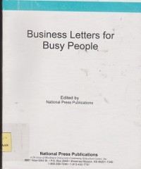 Business letters for busy people