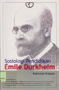 Sosiologi pendidikan emile duekheim