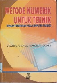 Metode numerik untuk teknik : dengan penerapan pada komputer pribadi