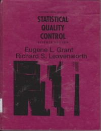 Statistical quality control