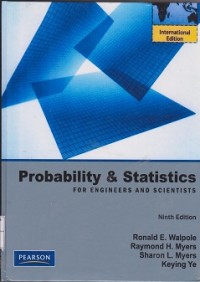 Probability & statistics for engineers and scientists