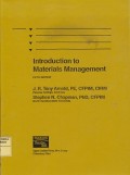 Introduction to materials management