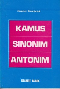 Kamus sinonim antonim