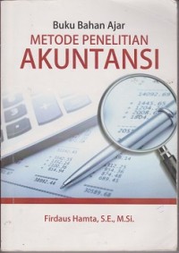 Buku bahan ajar Metode penelitian Akuntansi