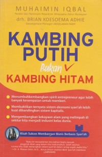 Kambing putih bukan kambing hitam