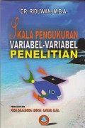 Skala pengukuran variabel-variabel penelitian