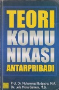 Teori komunikasi antarpribadi