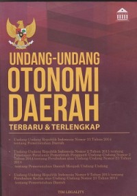 Undang-Undang otonomi daerah terbaru & terlengkap